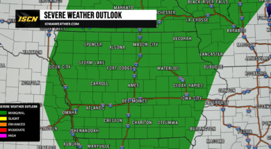 Severe Weather Outlook for Iowa on Friday