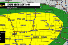 Severe Weather Outlook for Iowa on Tuesday