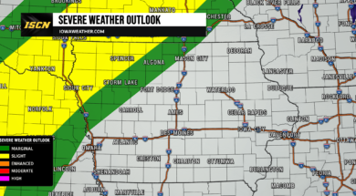 Thursday Severe Weather Outlook for Iowa