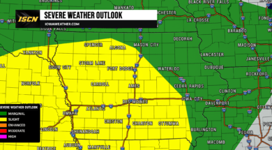 Tuesday Severe Weather Outlook for Iowa