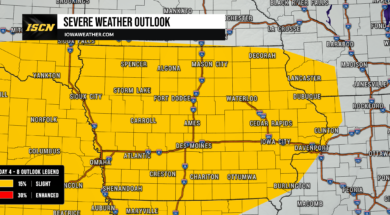 Tuesday Severe Weather Outlook for Iowa