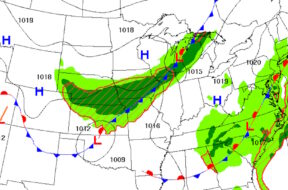 Weather Map for Iowa