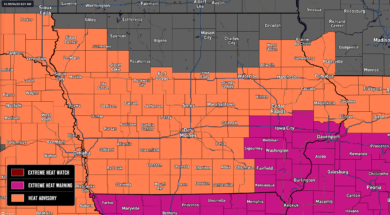 Iowa Heat Advisories
