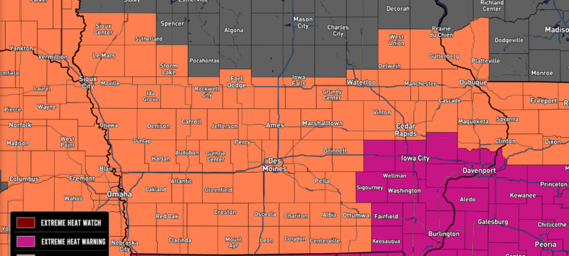 Iowa Heat Advisories