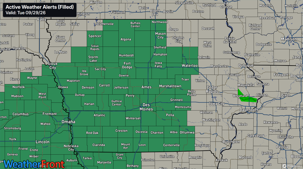 Flood watch from Tuesday through Thursday