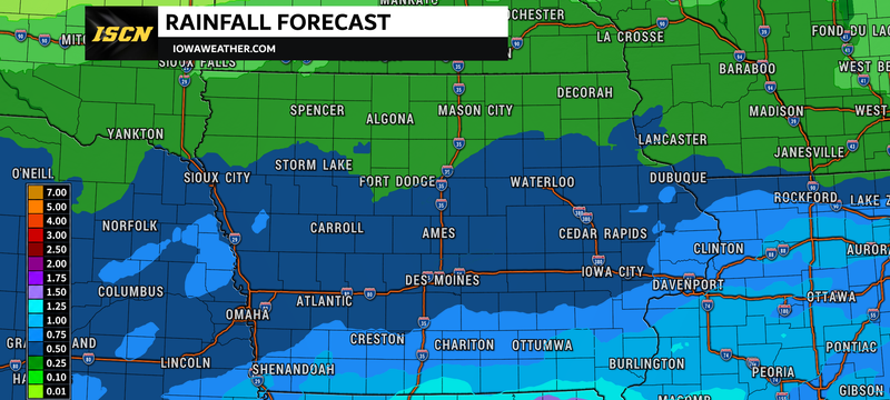 Iowa Rainfall Forecast